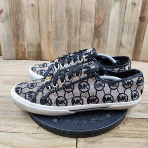 Michael Kors Boerum Canvas Womens size 9.5 Casual Sneakers Shoes